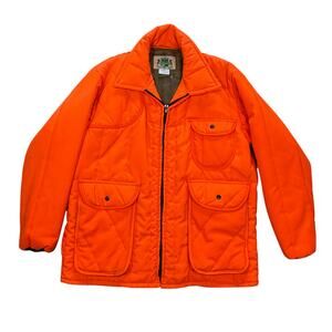 Vintage Ideal 1990s Orange Hunting Jacket XL